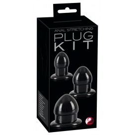 Anal stretching plug kit